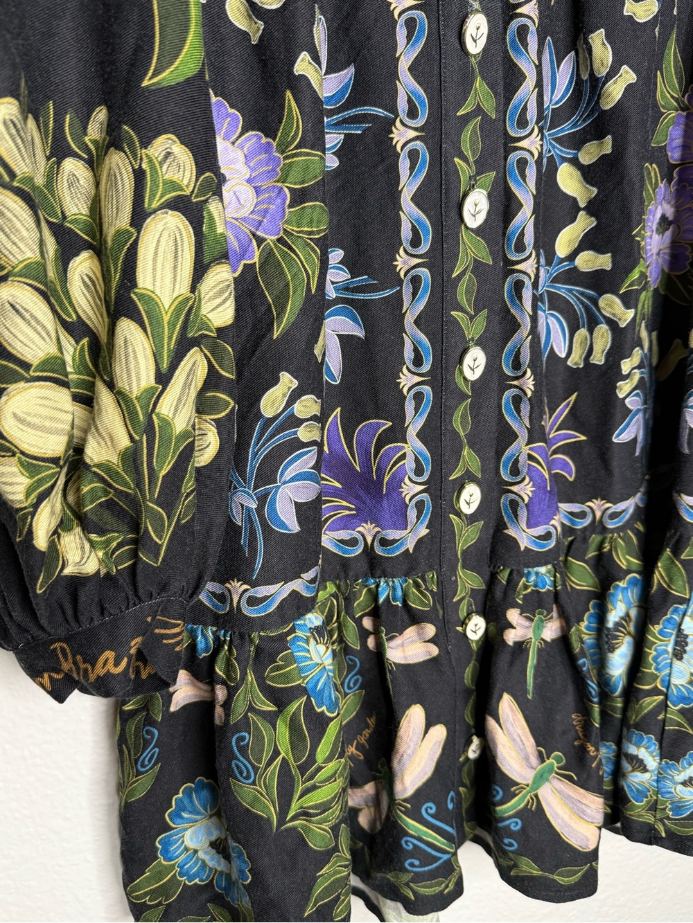 NWT FARM Rio Black Winter Garden
Mini Dress, size S - Picture 8 of 10